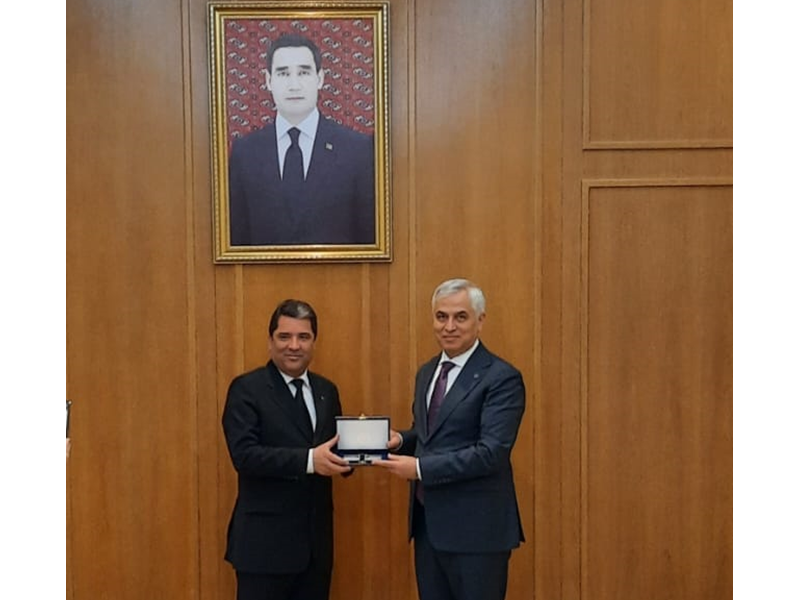 ECO Secretary General and Turkmenistan’s Minister of Culture Meet in Ashgabat