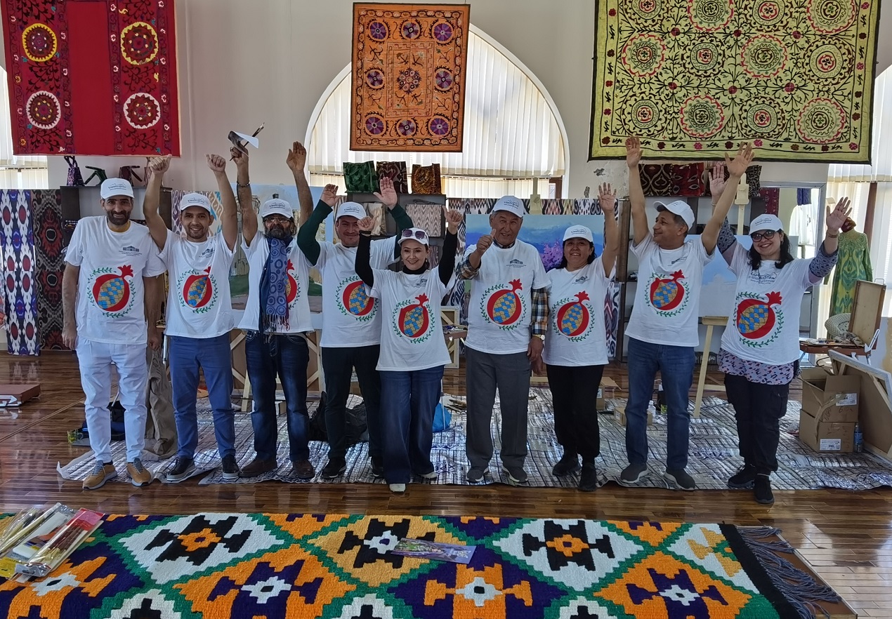Artists Gather in Uzbekistan Ahead of the “Shahrisabz–ECO Tourism Capital for 2024” Event