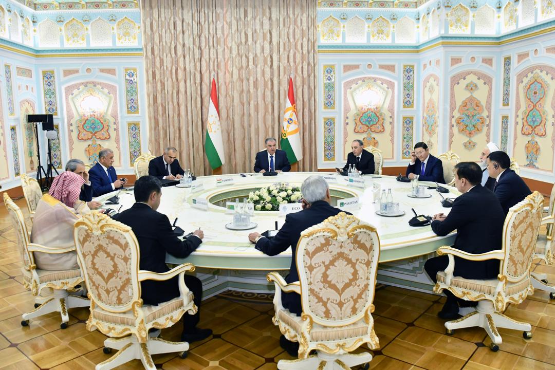 President of Tajikistan meets Prosecutors General of ECO countries