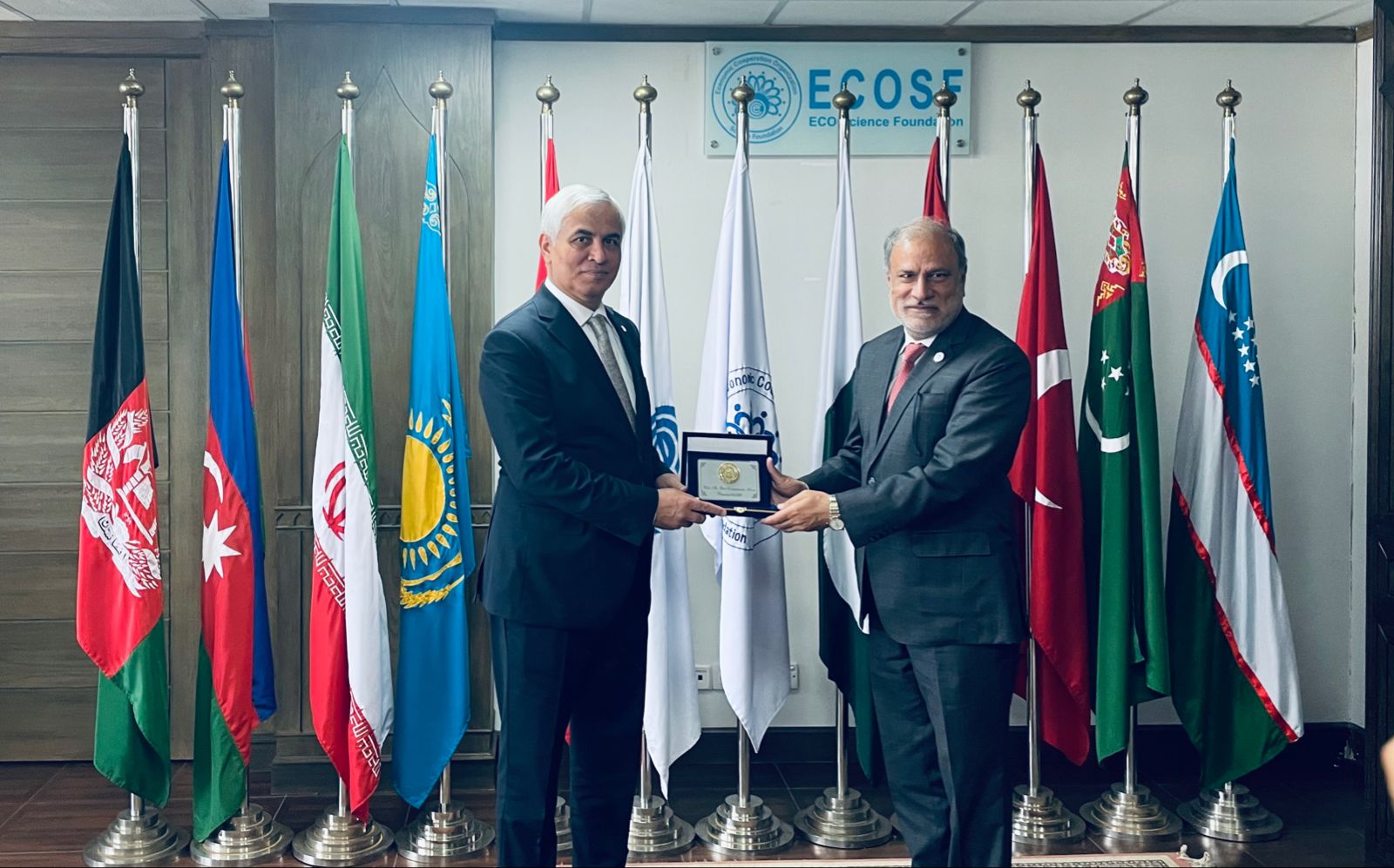 ECO Secretary General Meets ECOSF Executive Director