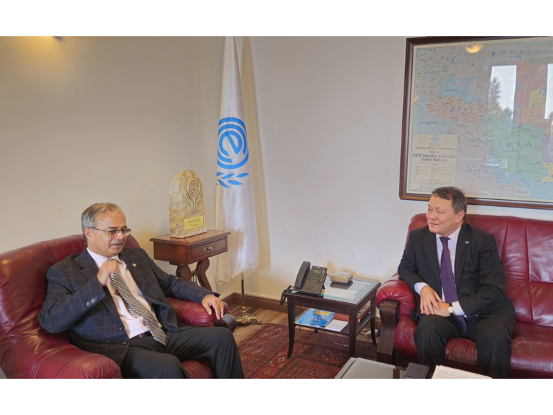 ECO Secretary General Meets Kazakh Ambassador