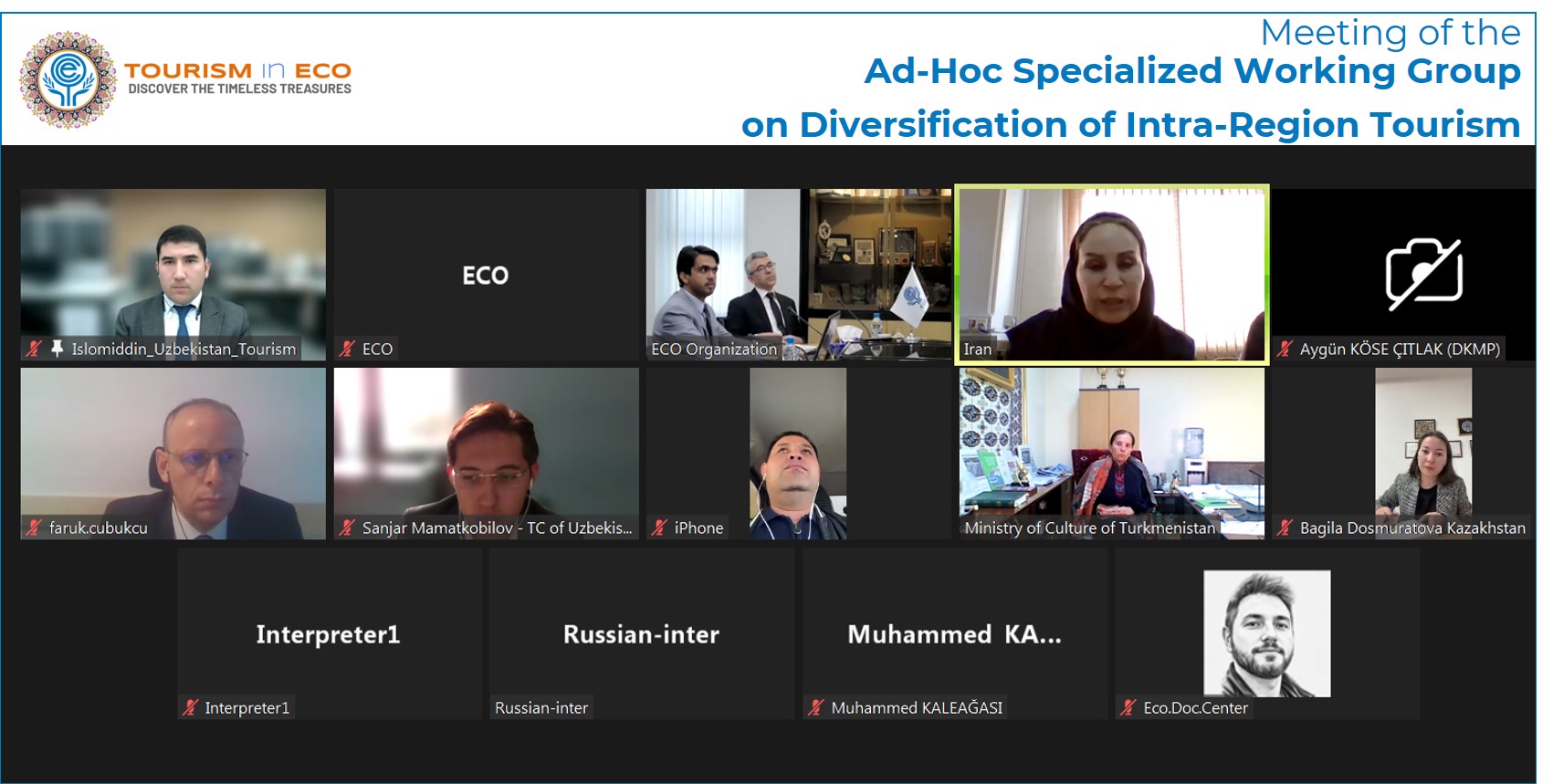 Ad-Hoc Working Group on Diversification of Tourism Convenes