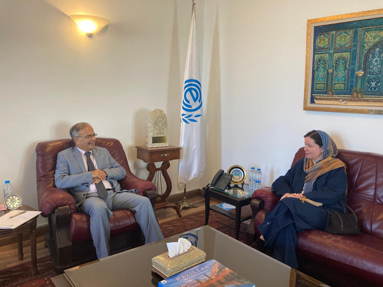 ECO Secretary General Meets UN Resident Coordinator
