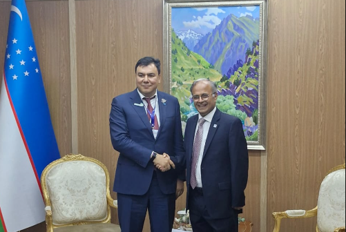ECO Secretary General Meets Chairman Abdukhakimov of Uzbekistan to Enhance Environmental Partnership