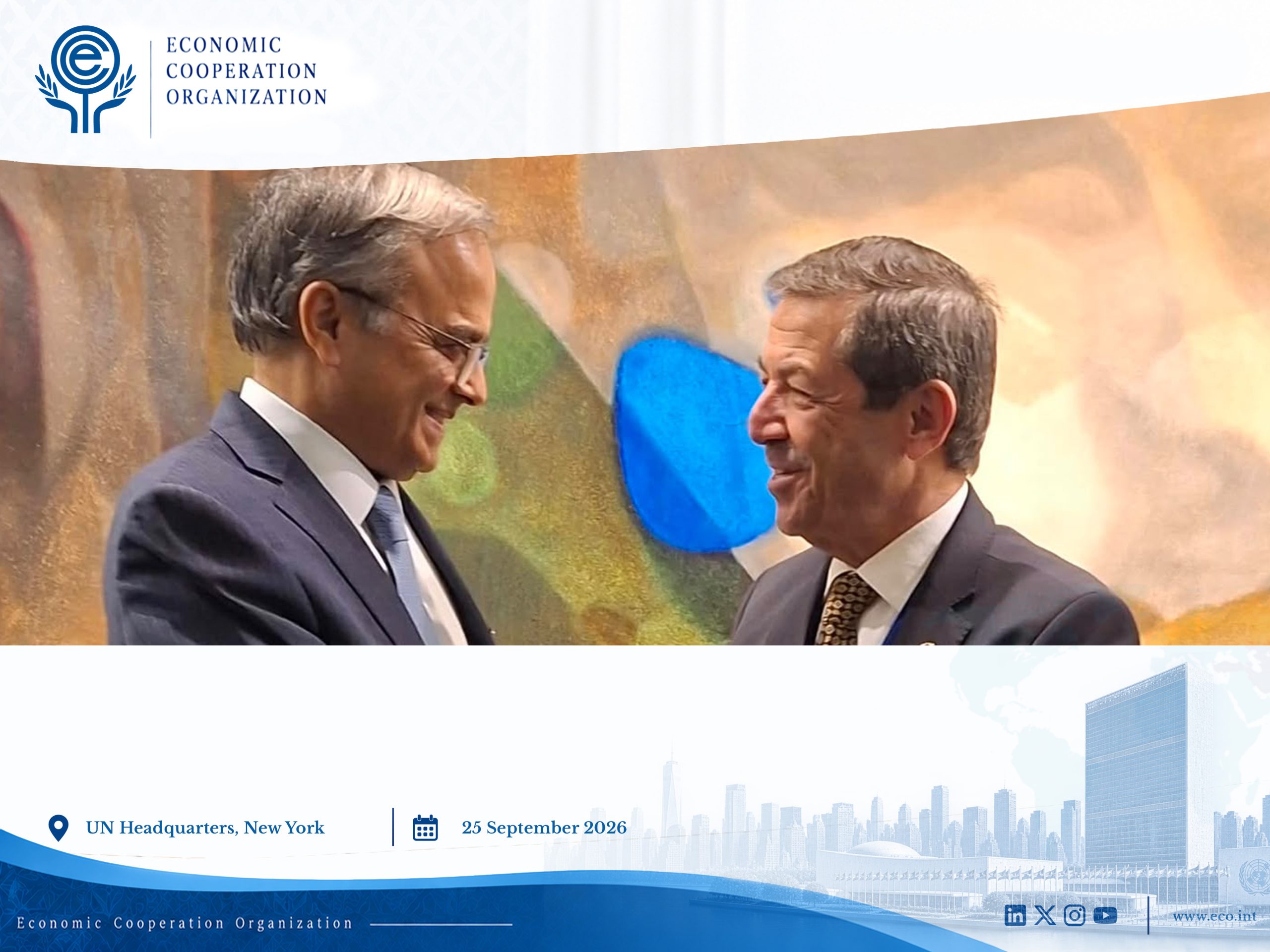 ECO SECRETARY GENERAL MEETS FOREIGN MINISTER OF THE TURKISH CYPRIOT STATE ON THE SIDELINES OF UNGA 2026