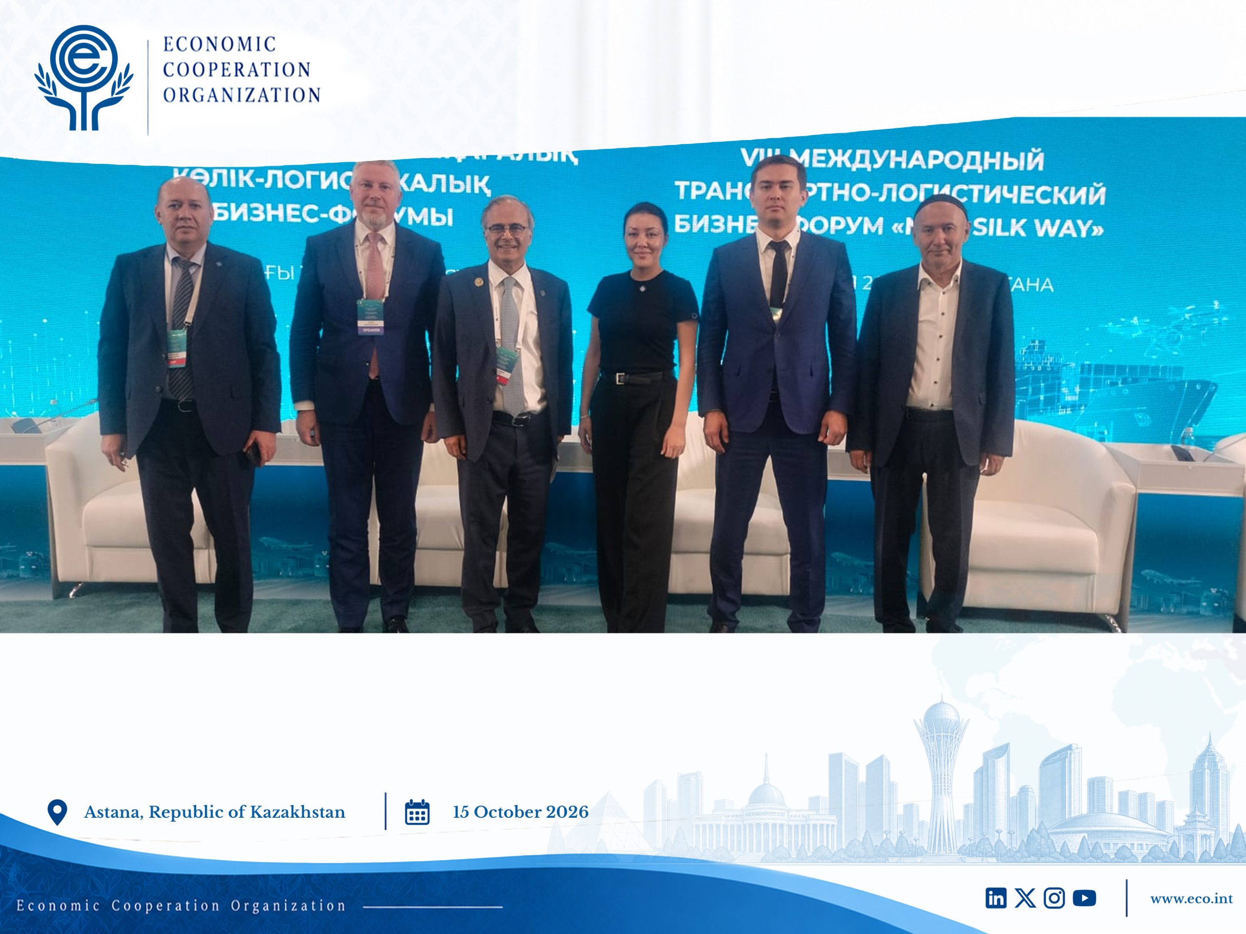 ECO Organizes Dialogue with the Private Sector on Digitalization and Financing of the Transport Sector in Astana