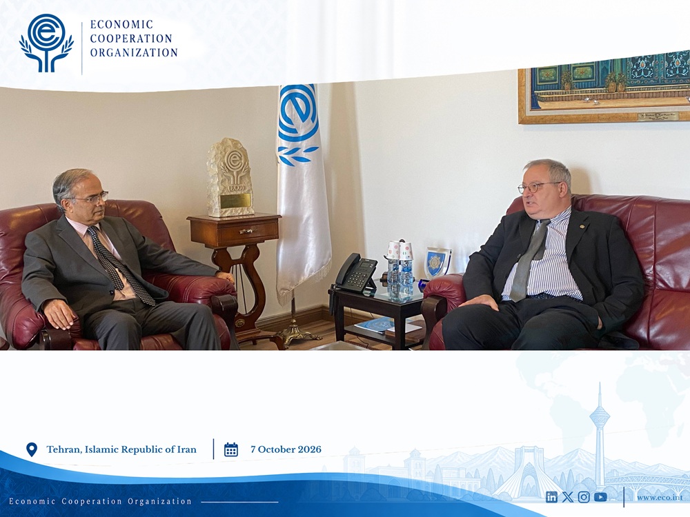 ECO Secretary General Meets Head of UNAMA Liaison Office in Iran