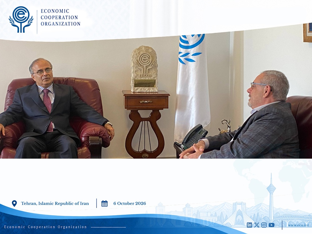 ECO Secretary General Receives Newly Appointed WHO Representative in Iran